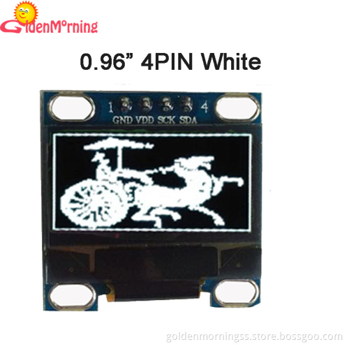 0.96" 4P OLED Display IIC interface Driver IC SSD1306